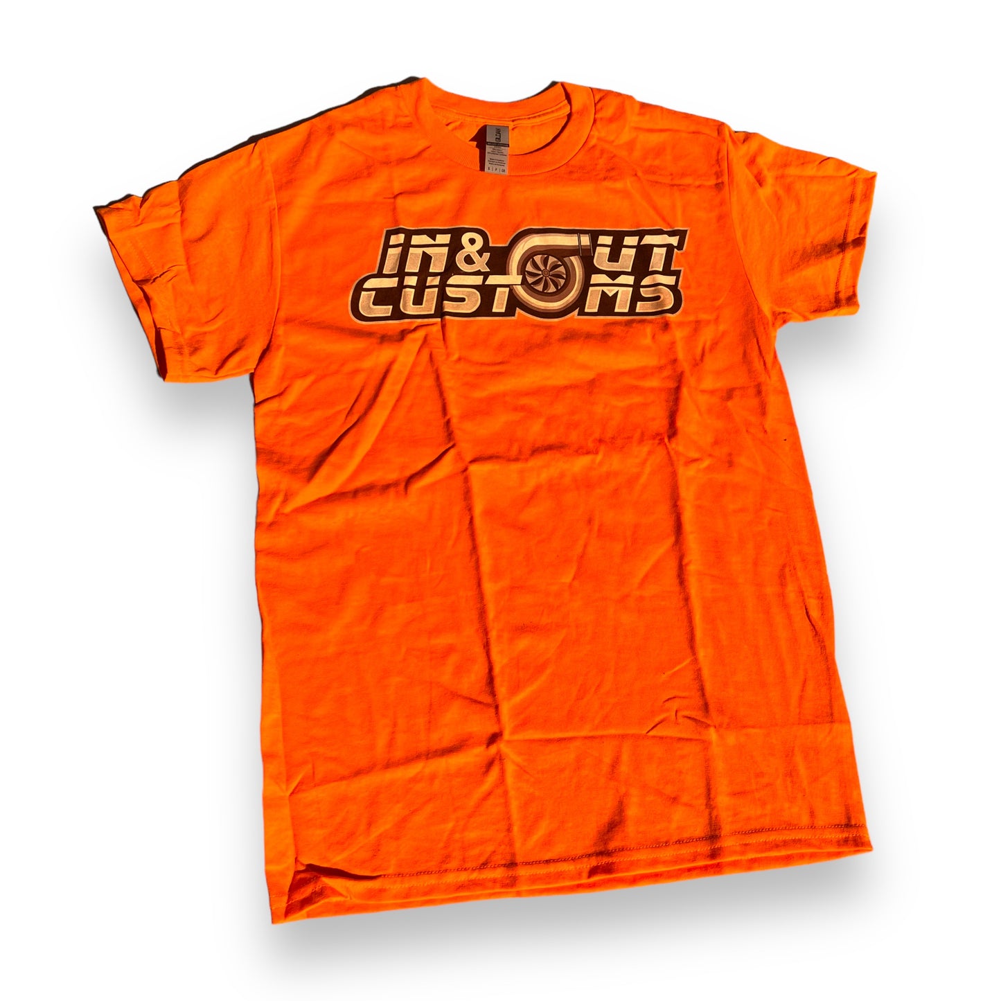 Donkmaster "In And Out Customs" Safety Orange Tee